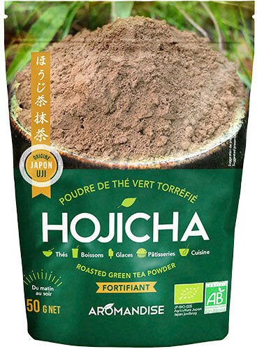 Aromandise Hojicha grønn te pulver Ø   50 gr