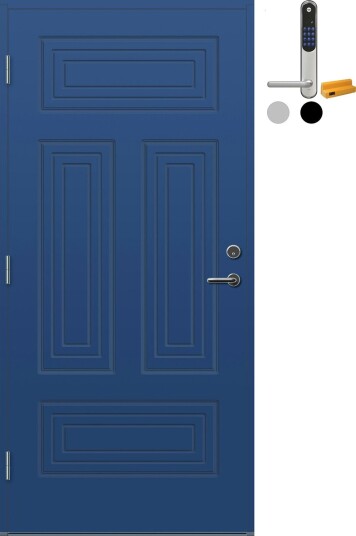 Ytterdør Bygg1 Stavern med Yale Entrus Ytterdør Bygg1 Stavern med Yale Entrus