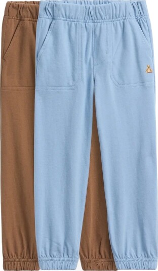 GAP Baby & Toddler Mix & Match Pull On Joggers (2 Pack)   BLUE SUEDE   80/86