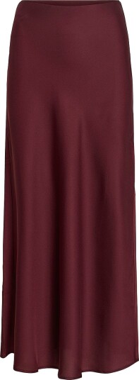 Vila Maxi skjørt viEllette HW Long Skirt Rød