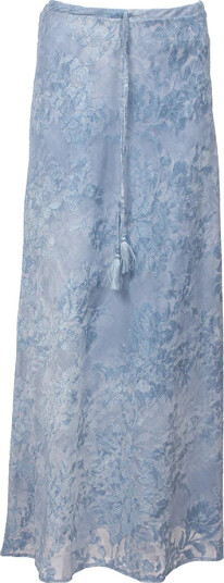 Ermanno Scervino Dame Skjørt Blå S, Ermanno Scervino Dame Skjørt Blå S,