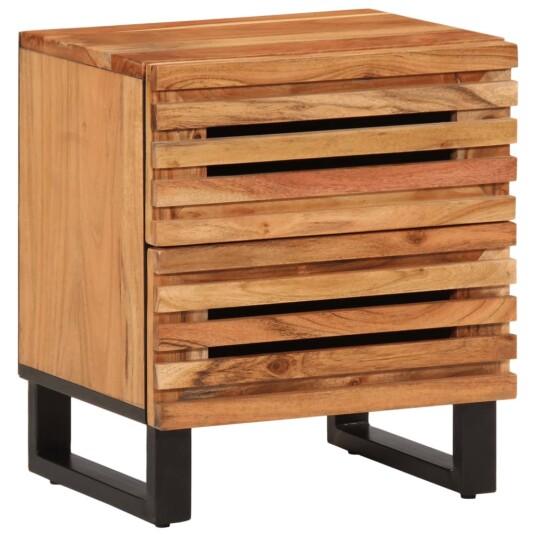 Nattbord 40x34x46 cm heltre akasie 377428