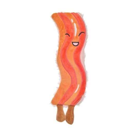 Little&Bigger Breakfast Club Plysj Multi Squeaker Flat Bacon