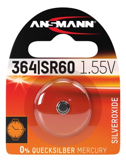 Ansmann SR60/364 silver 1,5V batteri Ansmann SR60/364 silver 1,5V batteri