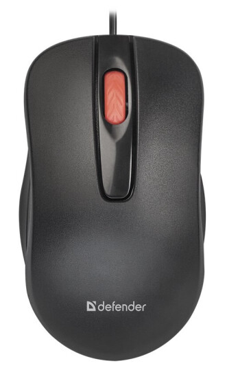 Defender Point Mm-756, Ambidekstriøs, Optisk, Usb Type-A, 1000 Dpi, Sort