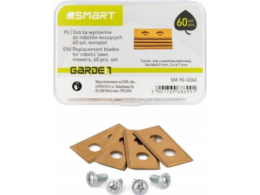 Smarte Kniver For Klipperoboter, 60 Stk, Sett