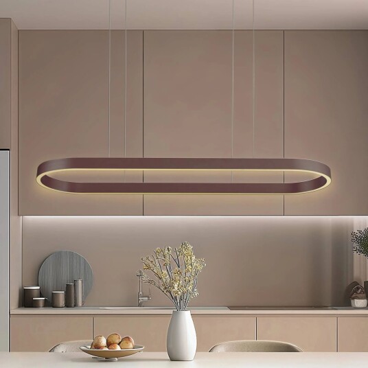 Lucande Smart LED-pendellampe Melinay kaffe CCT Tuya Lucande Smart LED-pendellampe Melinay kaffe CCT Tuya