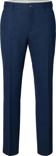 Selected HOMME - Bukser slhSlim-Oasis Linen Trs B - Blå