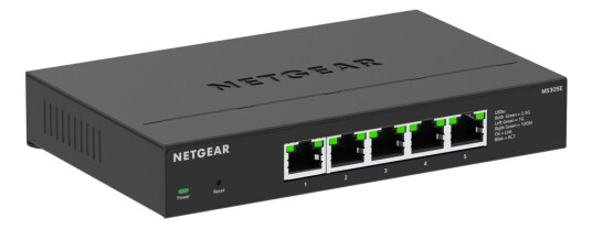 Netgear 300 Series Plus - Switch - Multi-Gigabit - Styrt - 5 X 100/1000/2.5G - Stasjonær, Veggmonterbar