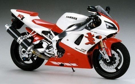 Tamiya 1/12 Yamaha YZF-R1 Modellmotorsykkel Byggesett