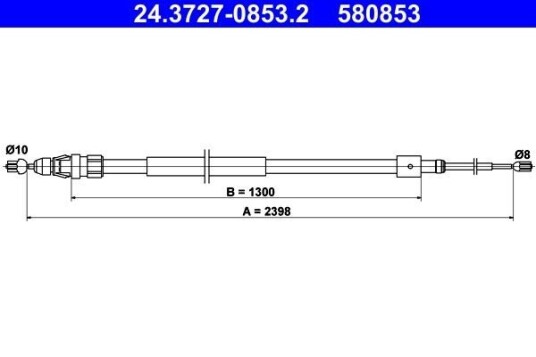 Bremsewire ATE 24.3727 0853.2