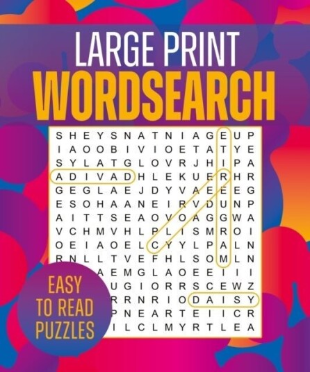 Large Print Wordsearch Large Print Wordsearch