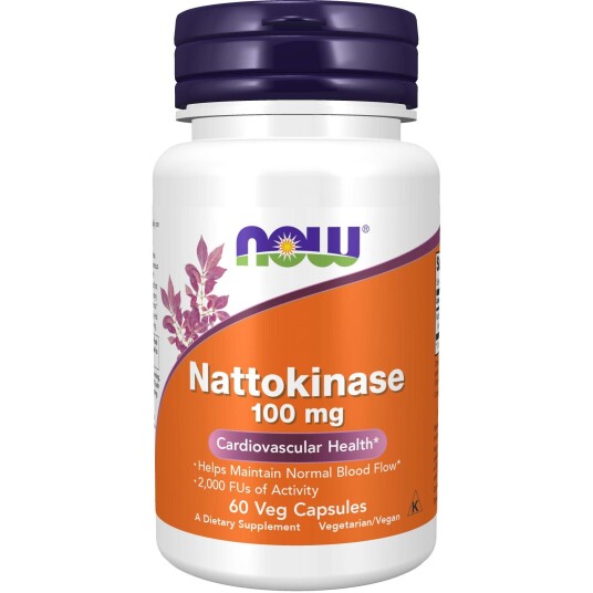 NOW Nattokinase 100 Mg 60 stk NOW Nattokinase 100 Mg 60 stk