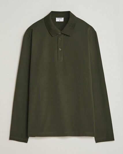 Filippa K Luke Lycra Polo Shirt Night Green