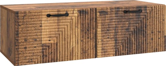 Vegghengt TV skap Gammelt tre 98 x 41 x 30 cm Konstruert tre Vegghengt TV skap Gammelt tre 98 x 41 x 30 cm Konstruert tre