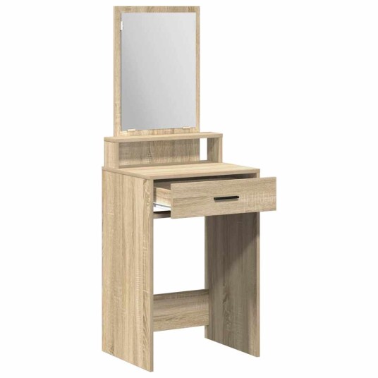 Sminkebord med skuffer Sonoma eik 50x41x140 cm Sminkebord med skuffer Sonoma eik 50x41x140 cm