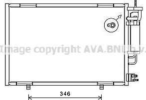 Kondensator klimaanlegg PRASCO FD5490D