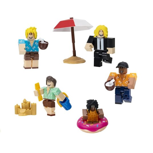 Roblox Figursett Tropical Resort Tycoon: Ultimate Vacation med 5 figurer