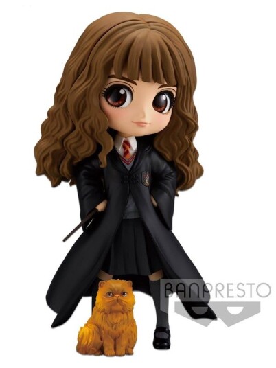 Banpresto - Harry Potter: Hermione Granger with Crookshanks Q Posket - Figur
