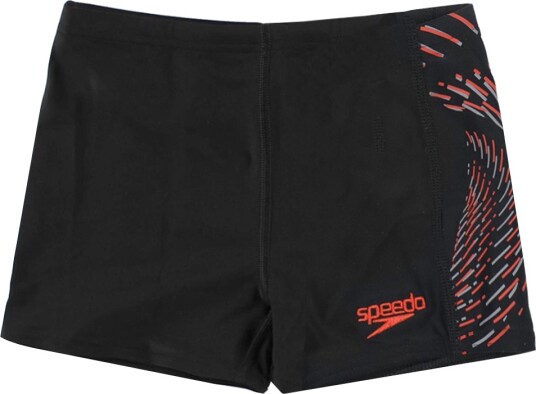 Speedo Badeshorts Hyper Boom Panel Jammer Svart/Rød Speedo 5 6 år 110 116 Badetøy