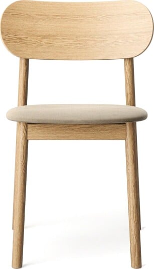 Decotique Elephant Spisestol Naturlig Eik/Beige Fløyel