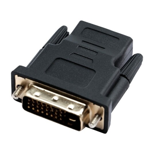 Eletra HDMI F 1.4B   DVI  Dm adapter svart