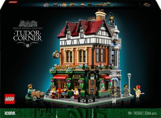 LEGO Icons Hjørnebygg i tudorstil 10350
