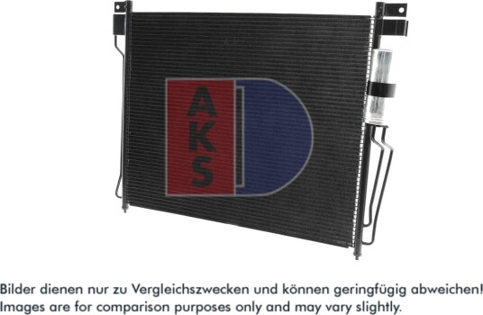 Kondensator, klimaanlegg AKS DASIS 072038N Kondensator, klimaanlegg AKS DASIS 072038N