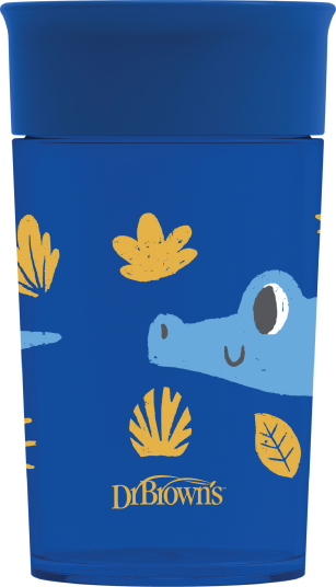 Dr Brown s Smooth Wall Cheers 360 Cup Blå 300 ml Dr Brown s Smooth Wall Cheers 360 Cup Blå 300 ml