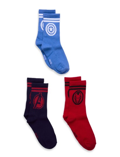 Marvel Socks   Blue   23/26