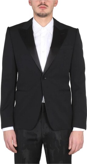 Alexander McQueen Herre Jakker Svart L, Alexander McQueen Herre Jakker Svart L,