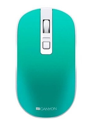 Canyon Mw-18, Wireless Usb Optical Mouse, 800/1200/1600 Dpi, 4 Silent Print, Green-White
