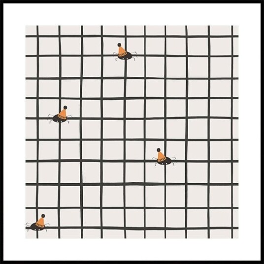 Speckled Spiders Plakat Plakat / 50x50cm Speckled Spiders Plakat Plakat / 50x50cm