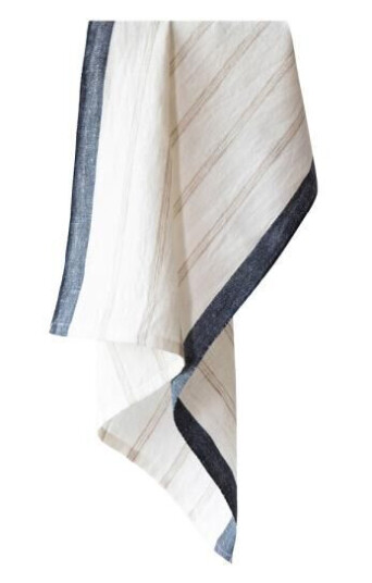 Tell Me More Maya kjøkkenhåndkle 50x70 cm naturlig stripe