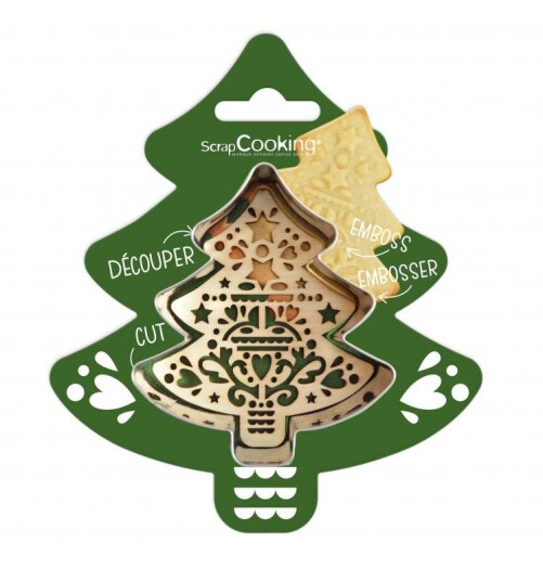 Scrapcooking Juletreutstikker Med Embosser Scrapcooking Juletreutstikker Med Embosser