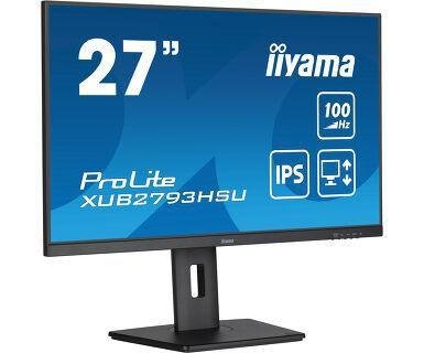 Iiyama ProLite 27" IPS Skjerm 1920x1080 100Hz Svart Iiyama ProLite 27" IPS Skjerm 1920x1080 100Hz Svart