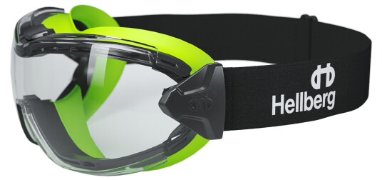 Hellberg Neon+ Vernebriller klar linse Øye & ansiktsbeskyttelse Hellberg Neon+ Vernebriller klar linse Øye & ansiktsbeskyttelse
