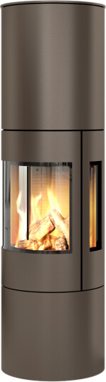 Rais Viva L 160 mocca gasspeis med sideglass og ståldør