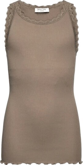 Rosemunde Kids Rkbalta Modal Sl Lace Top   WALNUT   152