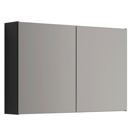 Dansani Mido+ Select speilskap, 100x64 cm, svart struktur