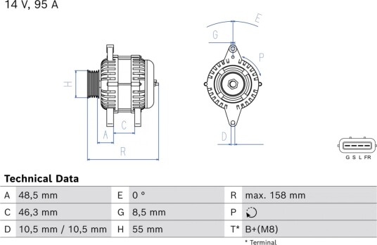 Dynamo BOSCH 0 986 085 070