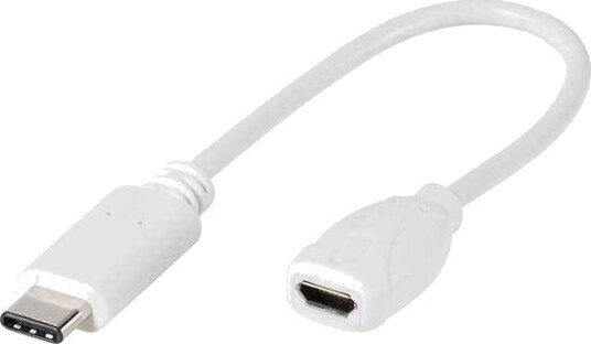 Vivanco 0.1M 0,1 M Usb C Micro-Usb B Usb 2.0 Hankjønn/Hunkjønn Hvit
