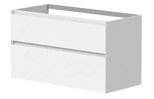 Korsbakken Loft Benkeskap Hvit Matt / 100cm