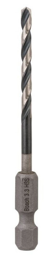 Bosch HSS spiralbor med sekskanttange 3,3 mm 3.3 x 36 x 75