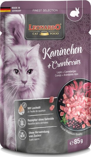 Leonardo Finest Selection Poser 6 x 85 g - Kanin & tranebær