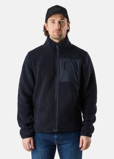 Swedemount Lofoten Pile Jacket Dk. Navy/Dk. Navy L Fleecetrøyer Swedemount Lofoten Pile Jacket Dk. Navy/Dk. Navy L Fleecetrøyer