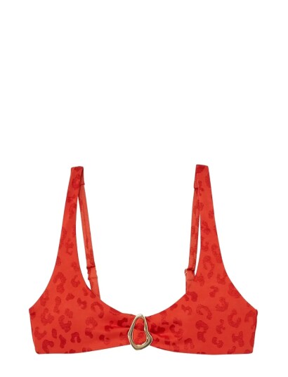 Etam Zephira Wireless Triangle Bra Orange S