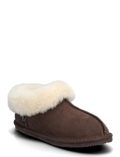 Rosemunde Rhevelyn Leather Closed Ankle Slipp   Brown   38
