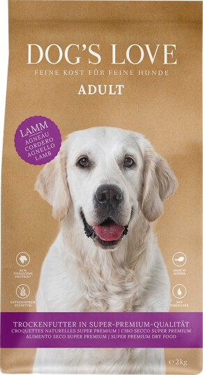 Dog´S Love Tørrfôr Adult Lam 2 X 2 kg