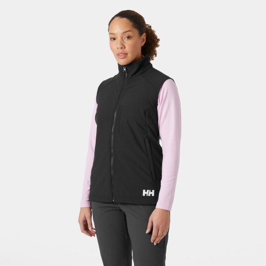 Helly Hansen Dame Paramount Athletic Cut Mykshell Vest Svart M